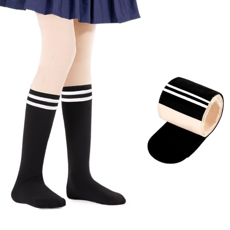靴下 キッズ 女の子 タイツ 裏起毛 子供 光沢 ストッキング 大童 レギンス スクール 秋冬