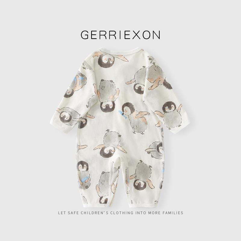 ロンパース ベビー服 長袖 薄手 綿100% 新生児 赤ちゃん 幼児 春夏 パジャマ ルームウェア カバーオー..