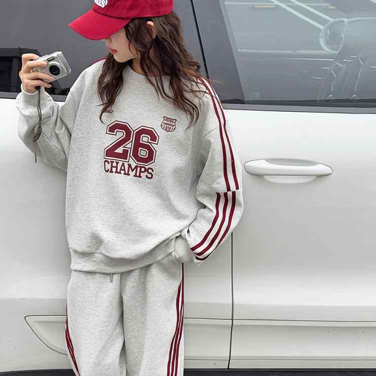 子供用ジャージ 上下セット ガールズ スポーツウェア スウェット パーカー ロングパンツ 2点セット 女の子 春秋 普段着 部屋着 グレー