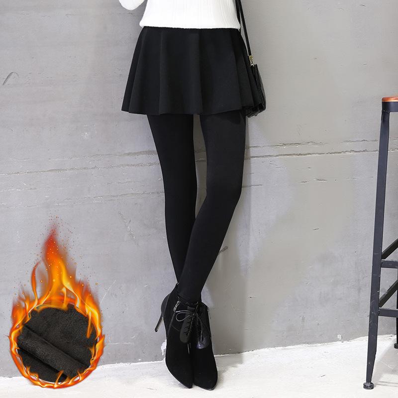 レギンス レディース 裏起毛 スカート付きレギンス スキニーパンツ あったか 伸縮性 婦人服 ブラック ..