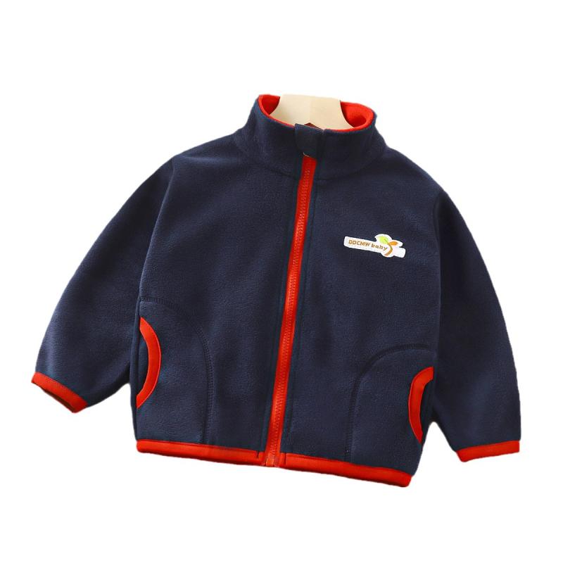 子供服 アウター ジャケット キッズ 男女兼用 フリース 立襟 ジップアップ トップス 80cm 90cm 100cm 110cm 120cm 130cm 140cm 150cm 春秋 無地 かわいい カジュアル