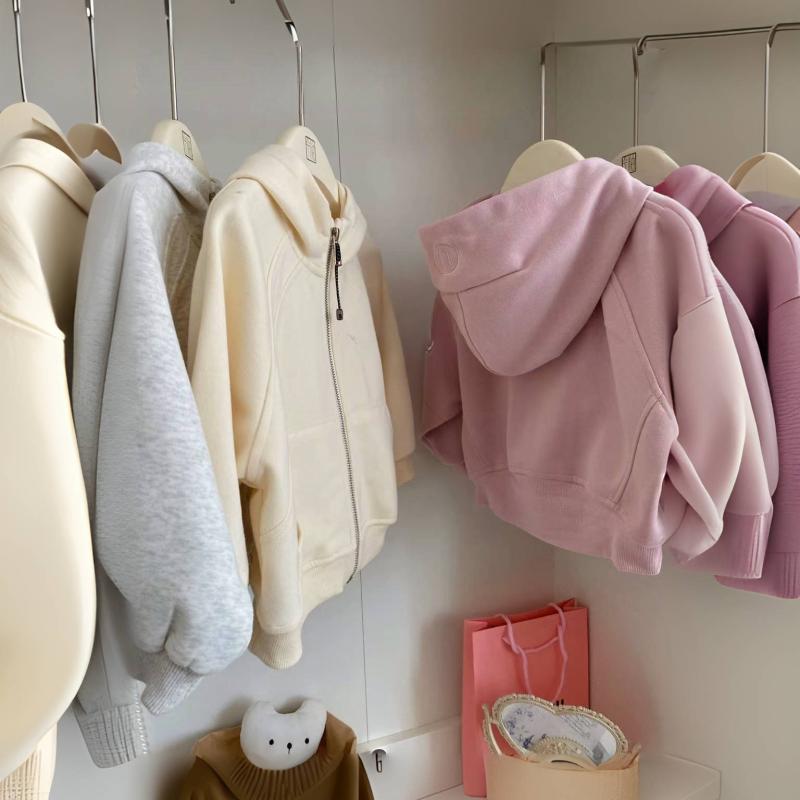 子供用パーカー 女の子 秋物 薄手 ベビー服 韓国風 カジュアル ジップアップ ジャケット 90 100 110 120 130 フルーツ柄 グレー ピンク パ...