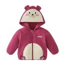 子供服 アウター 春秋 フリース ジャケット パーカー 上着 ベビー キッズ 女の子 幼児 1歳 2歳 3歳 80cm 90cm 100cm 110cm 120...