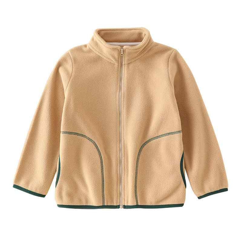 子供服 アウター キッズ フリース ジャケット 秋冬 防風 立ち襟 暖かい 男の子 女の子 中童 ジャンパー ブルゾン スポーツ 普段使い