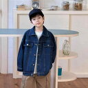 子供服 ジャケット 男の子 春秋 デニム ブルゾン 長袖 ボーイズ 子供 アウター トップス 90cm 100cm 110cm 120cm 130cm 140cm 150cm(4)