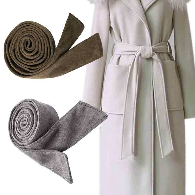 ベルト レディース 秋冬 ウール飾り カジュアル 幅広 シャツワンピース 婦人服 ウエストマーク 調整可..