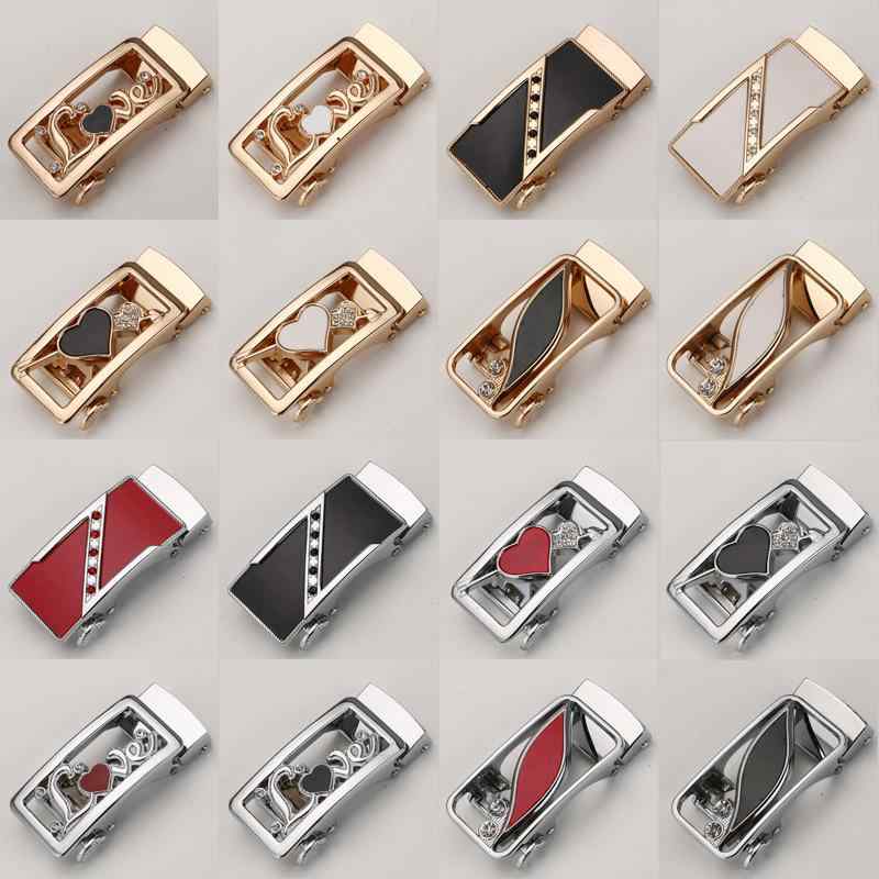 ベルト レディース ベルトバックル オートロック式 合金製 幅2.4cm ウエストベルト用バックル スタイリ..