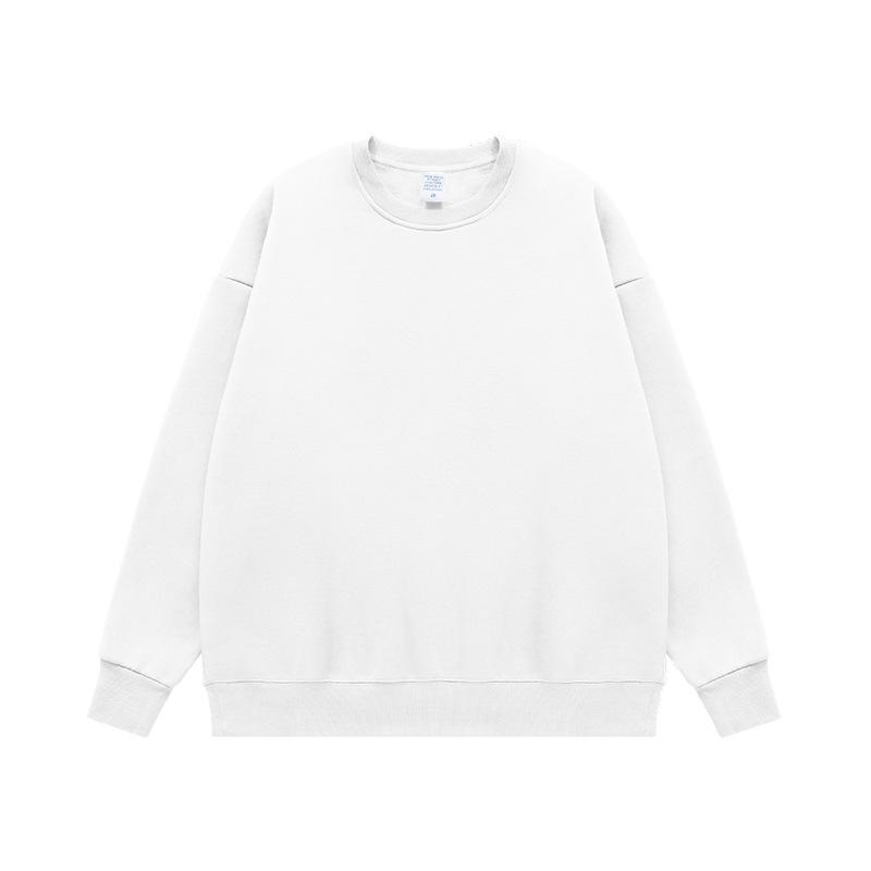 スウェット メンズ トレーナー 裏起毛 無地 コットン混紡 リブ裾 プルオーバー 部屋着 ルームウェア 秋冬 ブラック グレー パープル グリーン ホワイト(4)