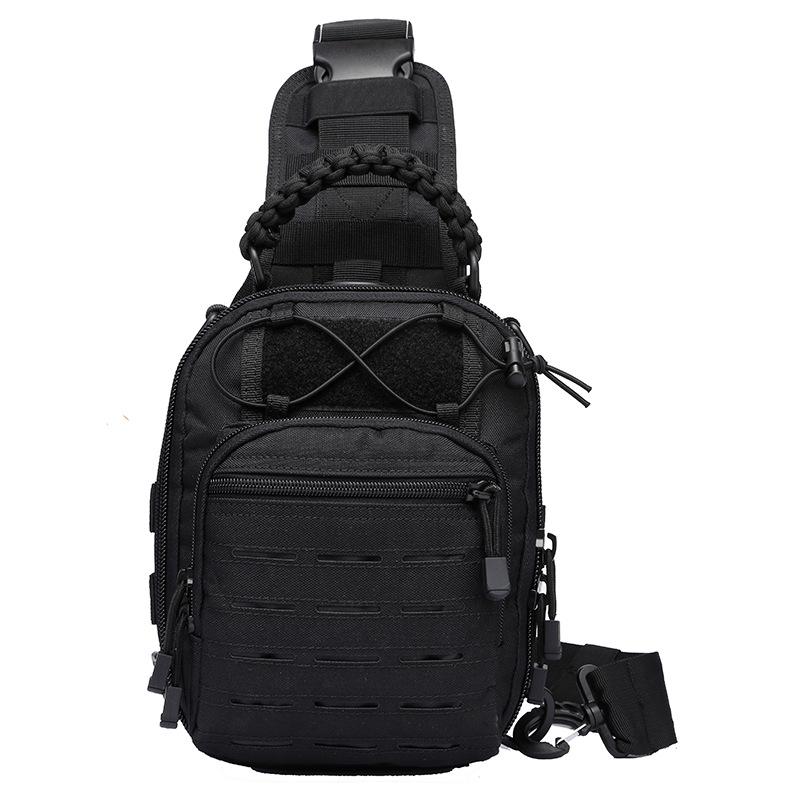 メンズ 胸バッグ 迷彩柄 斜めがけ ボディバッグ 多機能 オックスフォード カーキ ブラック