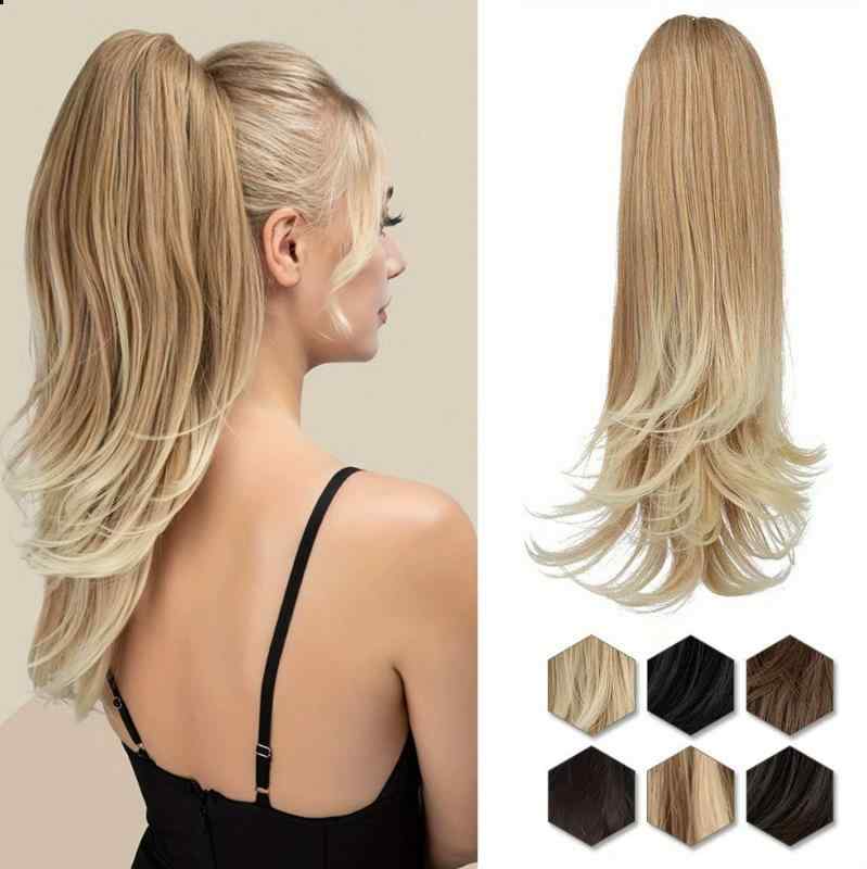 ウィッグ レディース ポニーテール エクステ グラデーション 高温耐熱ファイバー ポイントウィッグ ヘアスタイル イメチェン おしゃれ かわいい