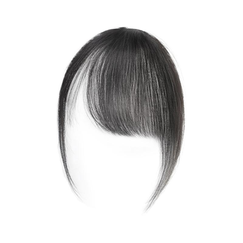 前髪ウィッグ レディース 斜め前髪 人毛100% 自然な分け目 部分ウィッグ 薄型 軽量 付け毛 女性用 部分..