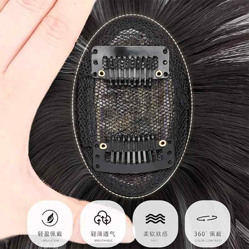 前髪ウィッグ レディース 女性用 ヘアピース 部分ウィッグ つけ毛 3D ナチュラル 薄型 白髪隠し 黒髪 茶髪