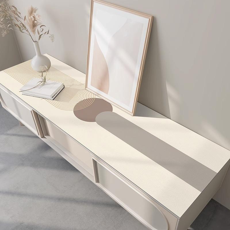 テーブルクロス モランディカラー テレビボード用 防水 防油 食卓用 サイドボード用 マット 拭き取り可..