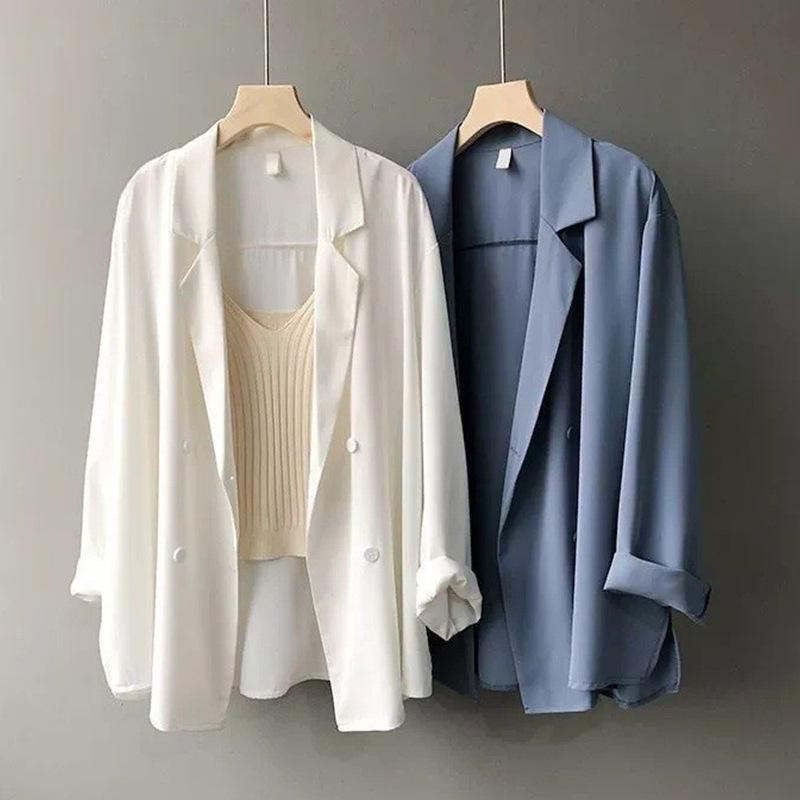 ジャケット レディース 春夏 薄手 カジュアル テーラードジャケット 銅アンモニア繊維 アウター 冷房対..