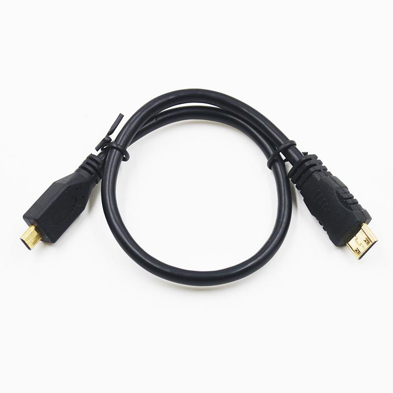 HDMIケーブル MINI HDMI MICRO HDMI 変換ケーブル 4K対応 ブラック