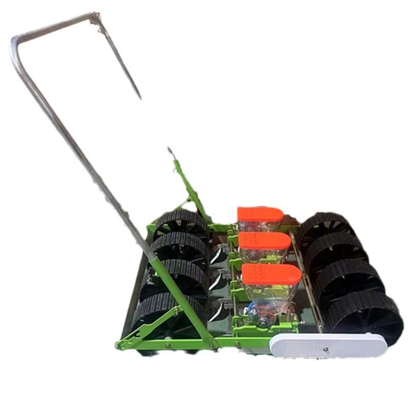 種まき機 韓国式手押し 野菜 花生 トウモロコシ 大豆 エダマメ 小型多機能 行距調整可能