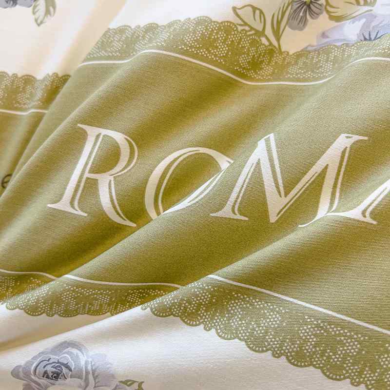 布団カバーセット 母嬰 純綿 寝具カバー 4点セット 花柄 ベッドシーツ シングル ダブルサイズ ベッド用..