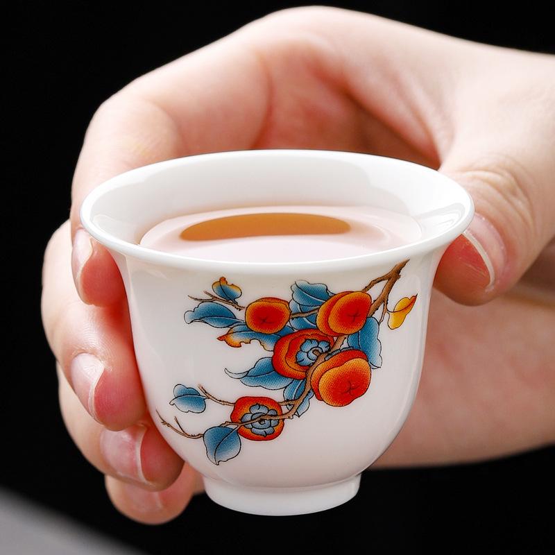 茶器セット 携帯用 旅行用 茶具セット 陶器 アウトドア 功夫茶 茶杯 2客 ティーセット(4)