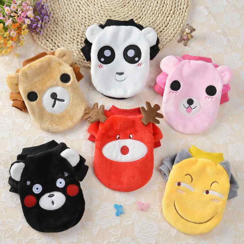 ペット服 秋冬 フリース 暖かい かわいい 猫 小型犬 トレーナー XS S M L XL 小動物