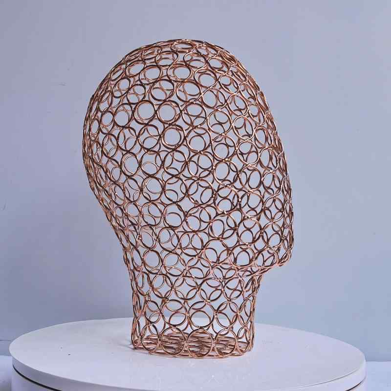 帽子スタンド メンズ 大きめサイズ 鉄製 帽子 置き 型崩れ防止 ローズゴールド 黒 シルバー