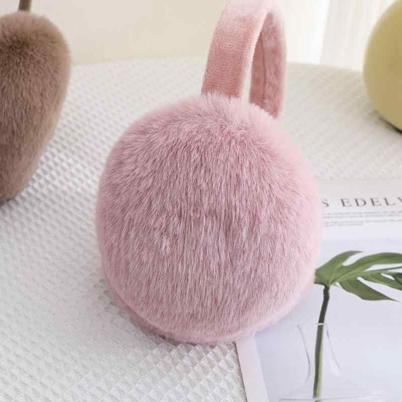 イヤーマフ レディース 折りたたみ式 耳当て 防寒 ぬいぐるみ ふわふわ あったか 秋冬 自転車 スキー ..