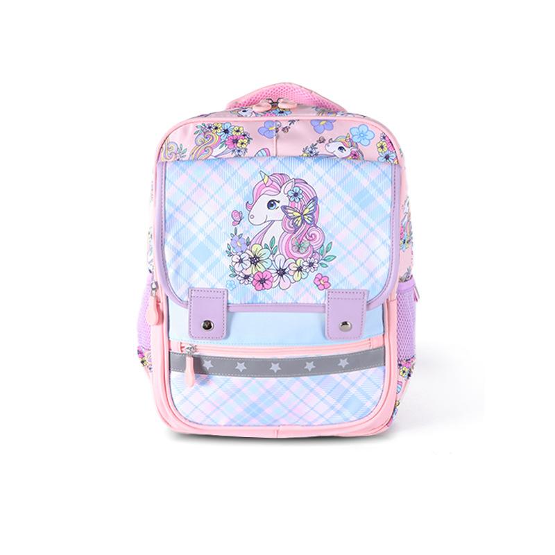リュックサック 小学生 女の子 子供 大容量 ユニコーン プリント ランドセル 超軽量 通学 遠足 塾 かわ..