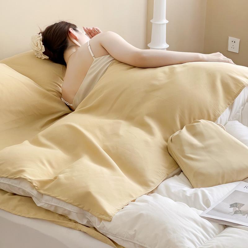 シーツ 寝袋 旅行用 男女兼用 聚??? 接触冷感 抗菌 150X(範囲200-220)cm 丁香紫 豆? 灰藍 浅灰 ?黄 桜..