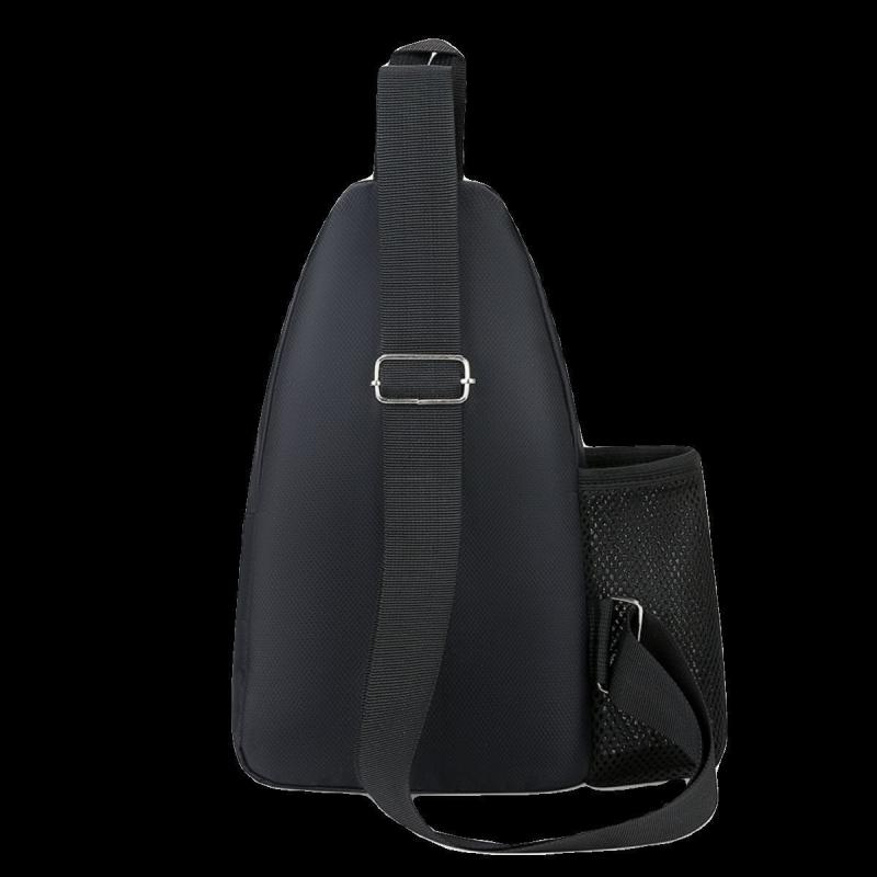 ボディバッグ 男性用 大容量 ビジネス ショルダーバッグ スマホポーチ付き 耐摩耗性 オックスフォード..