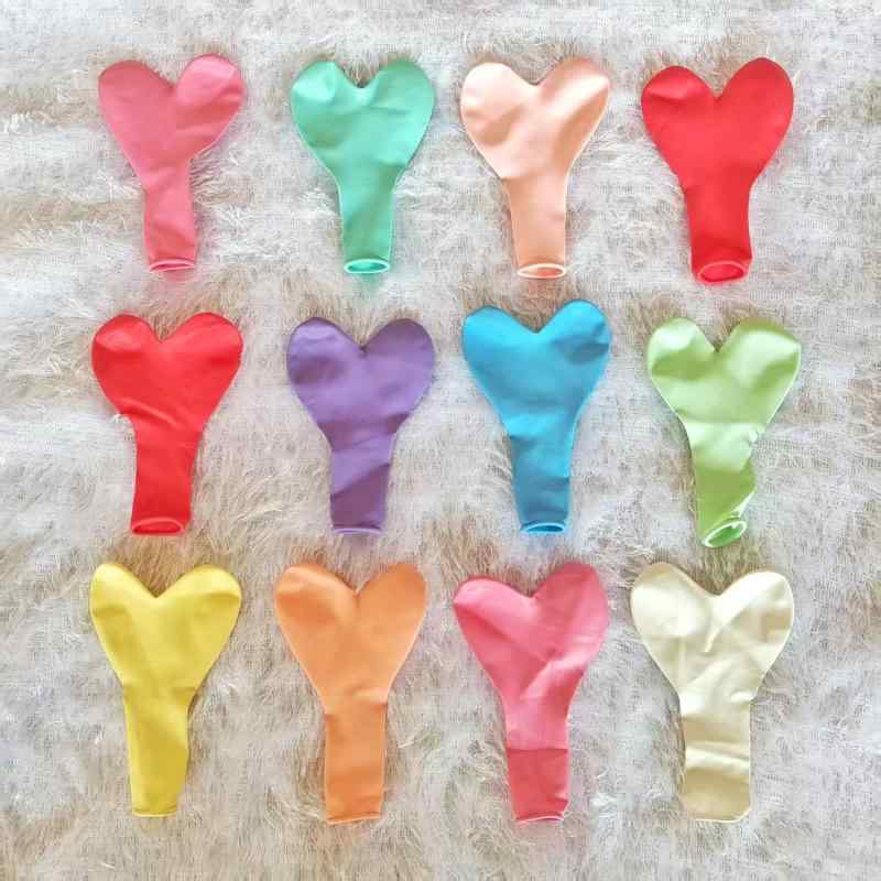 風船 ハート型 レディース メンズ イベント パーティー 誕生日 ウエディング プロポーズ デコレーション マカロンカラー パステルカラー 10インチ 大量 1...