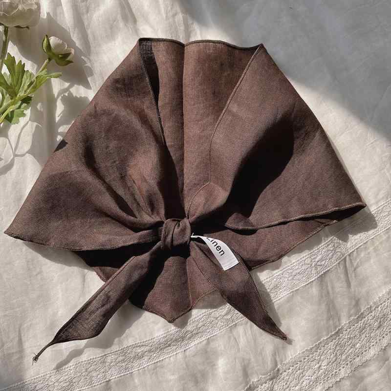 ストール レディース 麻 春秋 ガーゼ 三角巾 無地 薄手 紫外線対策 旅行 おしゃれ かわいい 柔らかい 日焼け止め 首巻き スカーフ ショ..