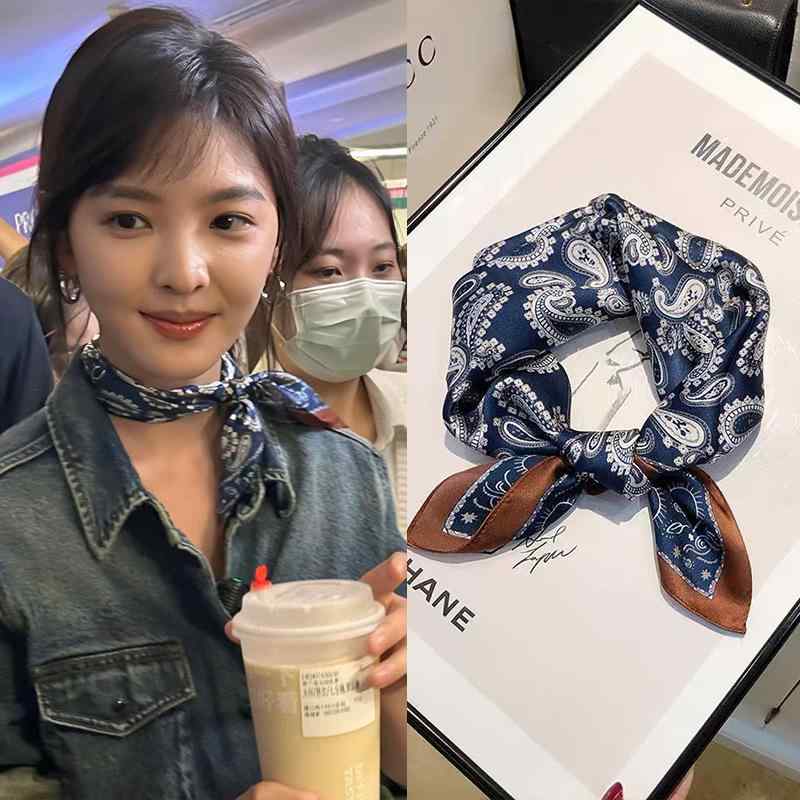 スカーフ レディース シルク100% 真丝 小判 正方形 絹 上品 53cm 春秋 ストール 紫外線対策 日焼け防止..