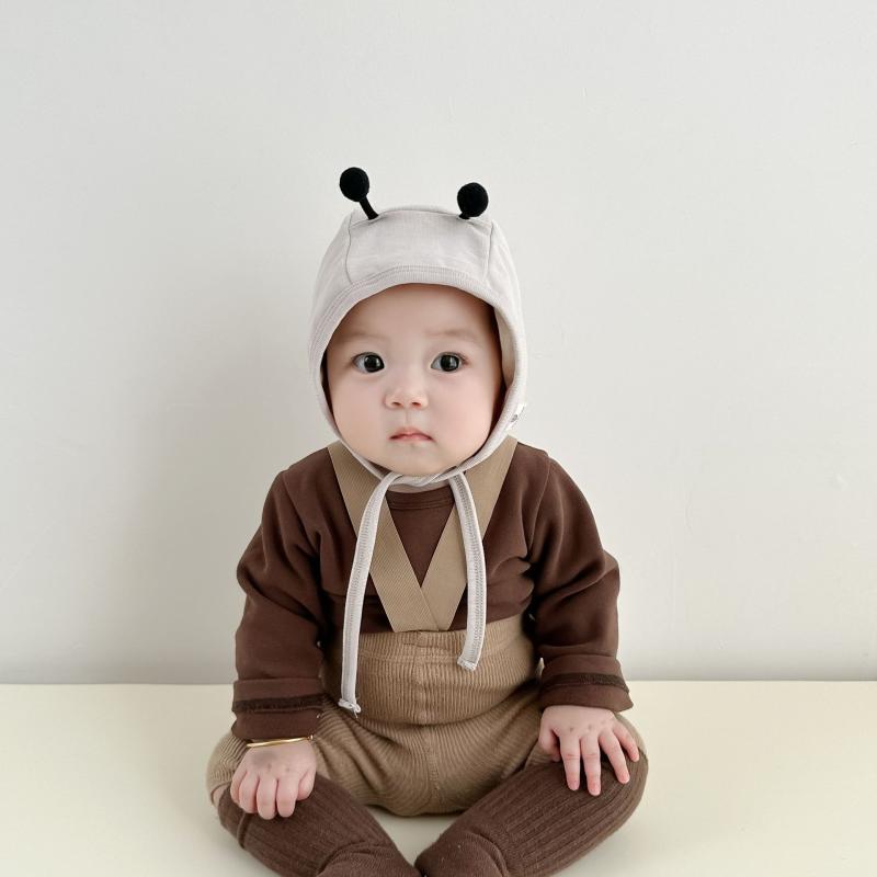 ・カテゴリ: ベビー帽子・色: 米白, カーキ, 杏色, 茶色・サイズ: 35-45cm・つばの形状: つば無し・帽子のトップ: 丸型・機能: 通気性, 保温, 防風・対象年齢: 6-12ヶ月・素材: 綿・スタイル: 日韓, 自然, かわいい, スイート, プリンセス, 小さめ, 清新・流行の要素: 形状/パターン・主な生地の構成含有量: 81%-95%・生地: 綿・加工技術: 絞り染め, エンボス