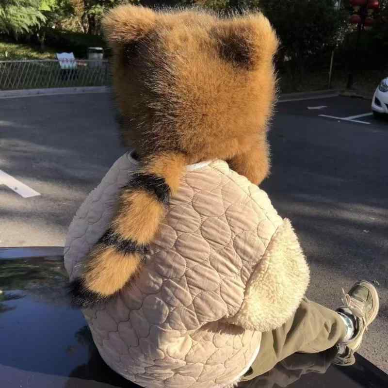 帽子 キッズ 子供用 男の子 女の子 冬用 防寒 防風 フリース かわいい 小動物 アニマルモチーフ 耳当て付き