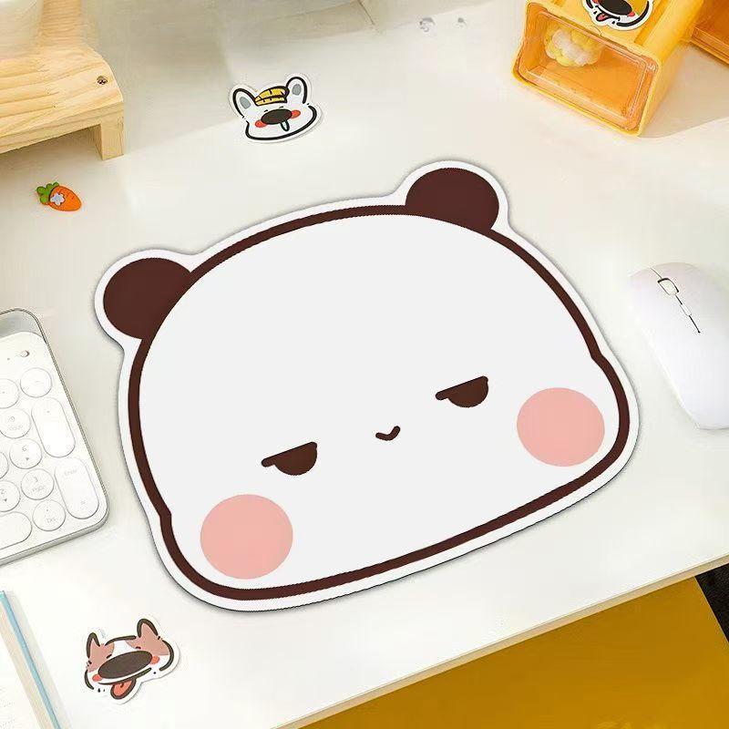 マウスパッド レディース かわいい 厚手 リストレスト付き 疲労軽減 滑り止め デスクマット 25x20x3.0mm