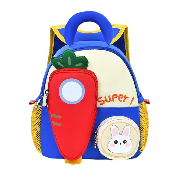 リュック キッズ 子供 大容量 超軽量 幼稚園 保育園 かわいい ニンジン ウサギ 遠足 通園 塾 ピンク 水..