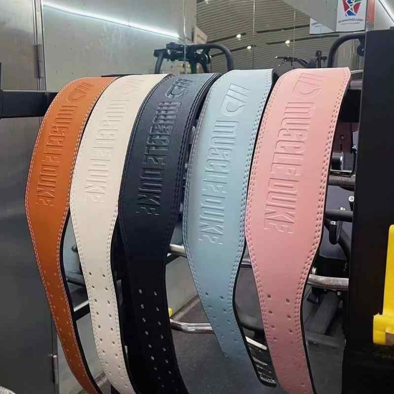 ベルト レディース メンズ ウエストサポーター 牛革 パワーリフティング スクワット デッドリフト 筋トレ トレーニング 腹圧 サポート 黒 紫