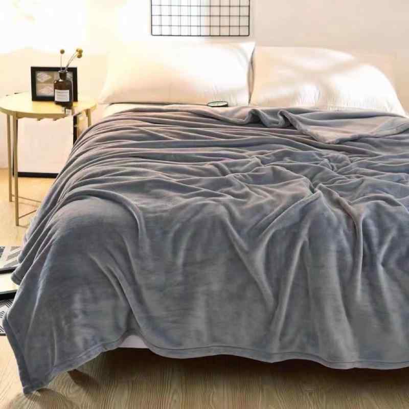 毛布 ブランケット ひざ掛け 肩掛け 両面 フランネル 寝具 多機能 エアコン 掛け布団 ベッドシーツ グレー系 ホワイト系 ブラック ピンク系 春夏 秋冬 ペット用 薄手 膝掛け