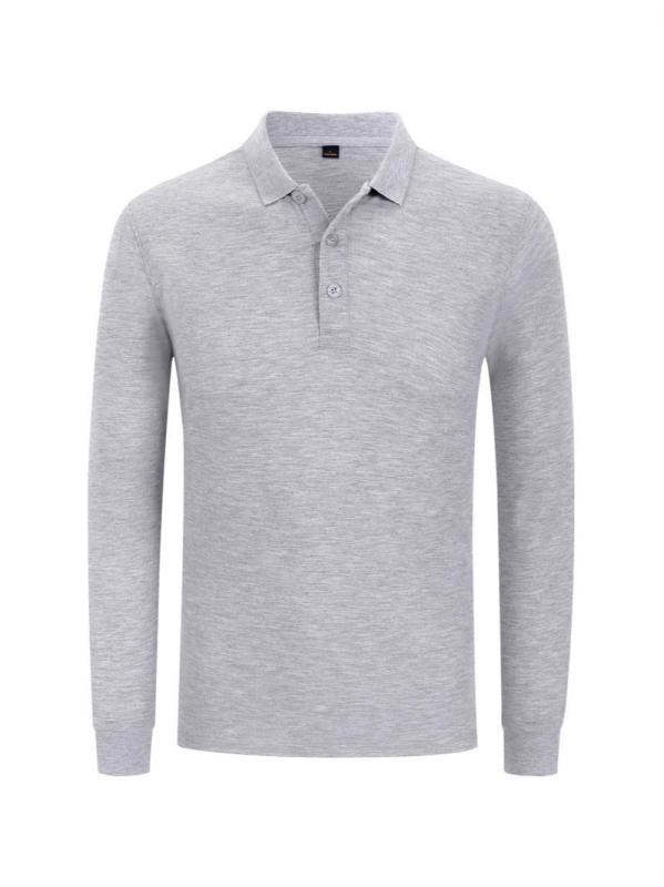 ポロシャツ メンズ 長袖 フォーマル ビジネスカジュアル トップス インナーシャツ 無地 ポリエステル ..