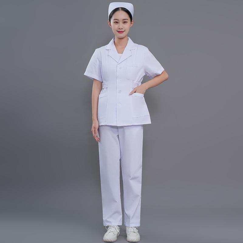 看護師服 レディース 医療用ユニフォーム セットアップ 診察衣 手術衣 上下セット 白衣 ナース服 女性..