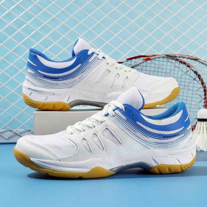 羽毛球シューズ メンズ レディース 卓球シューズ トレーニングシューズ 体育館シューズ スニーカー ローカット 通気性 滑り止め 軽量 カップル 春夏秋冬 白 ...