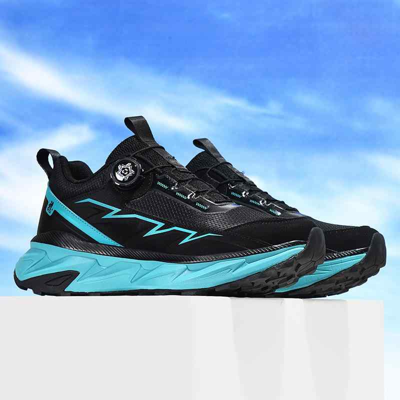 スニーカー メンズ 男性用 軽量 通気性 スポーツシューズ 厚底 クッション性 衝撃吸収 ランニングシューズ ローカット ウォーキング 運動靴 黒 ブラック グ...