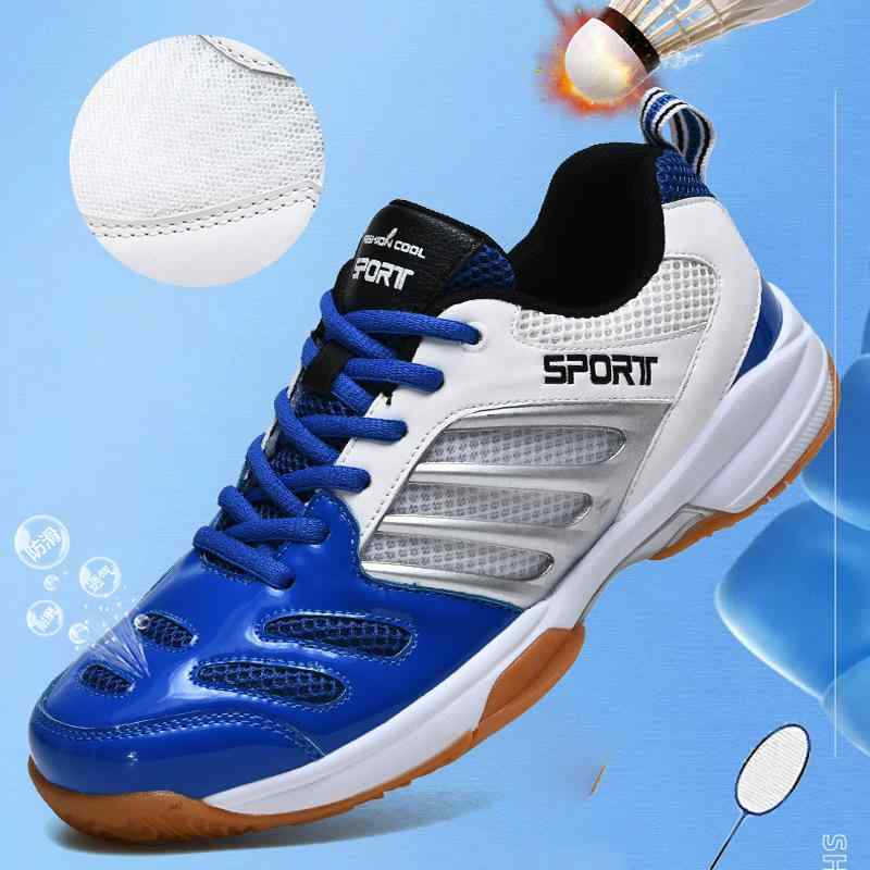 羽毛球シューズ メンズ 軽量 卓球シューズ スポーツシューズ 通気性 滑り止め 衝撃吸収 運動靴 男性用 ローカット 白 黒 青 赤 38 39 40 41 4...