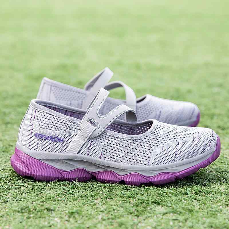 スニーカー レディース 高齢者向け ローカット スリッポン 婦人靴 メッシュ 通気性 スポーツ 運動靴 普..