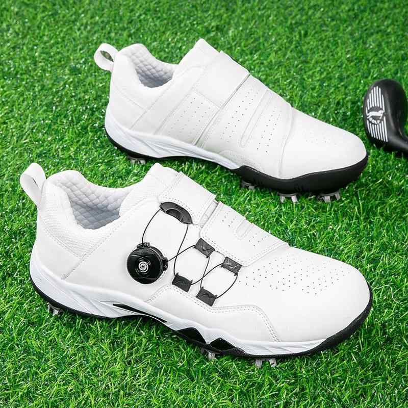 ゴルフシューズ メンズ 男性用 アウトドア スポーツシューズ スパイクレス 白 黒 春夏 秋冬 クッション性 グリップ性
