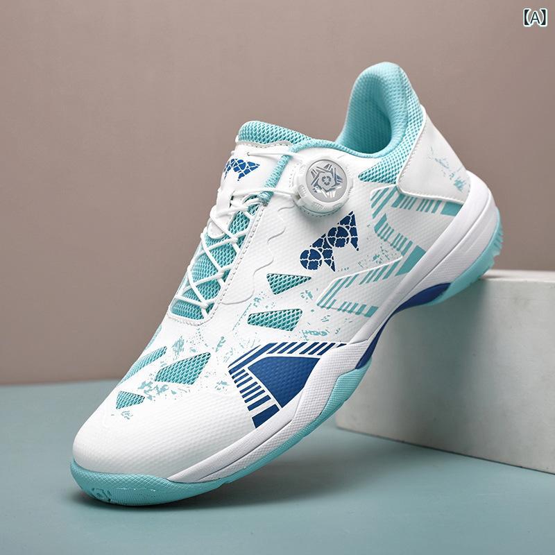 羽毛球シューズ 男女兼用 成人 バドミントンシューズ 卓球シューズ テニスシューズ バレーボールシューズ ローカット 運動靴 滑り止め 通気性 白 青 紫 金 黒 ピンク 緑