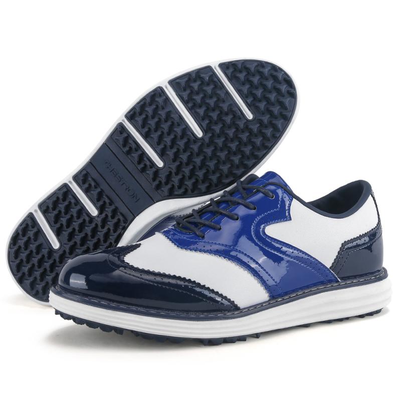 ゴルフシューズ メンズ 男性用 通気性 スポーツシューズ アウトドア カジュアル ローカット スニーカー 防水 滑り止め 天然ゴム 白 ブラウン ネイビー 大き...