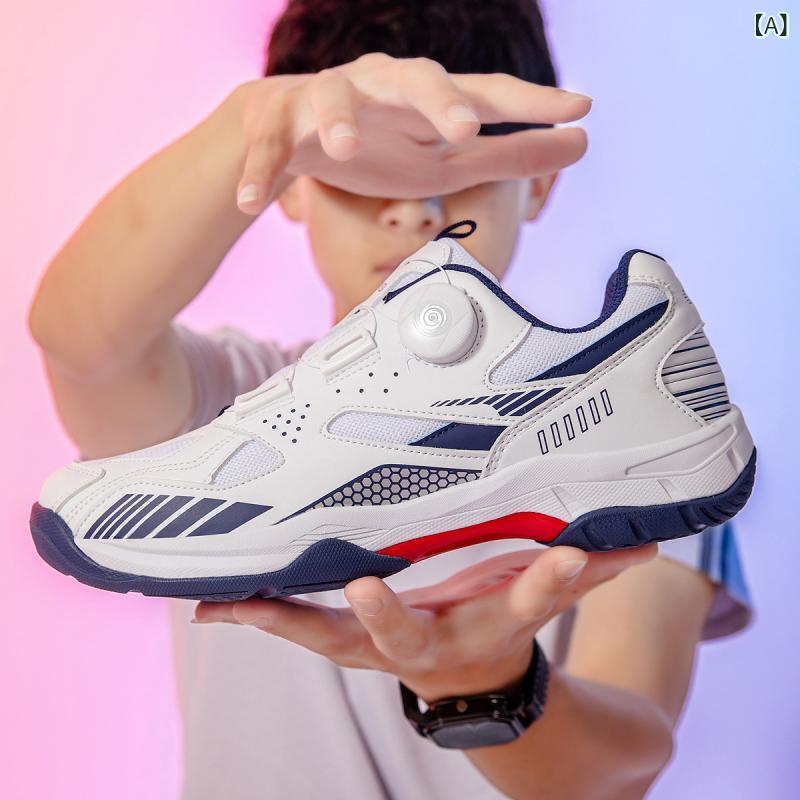 羽毛球シューズ ローカット 軽量 卓球 テニス バドミントン スニーカー 運動靴 スポーツシューズ 体育館シューズ クッション性 通気性 男女兼用 紺 黄色 黒 白