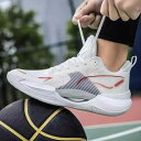 バスケットシューズ メンズ 通気性 滑り止め 学生 運動靴 実戦 白 黒 赤 金 青 スポーツシューズ