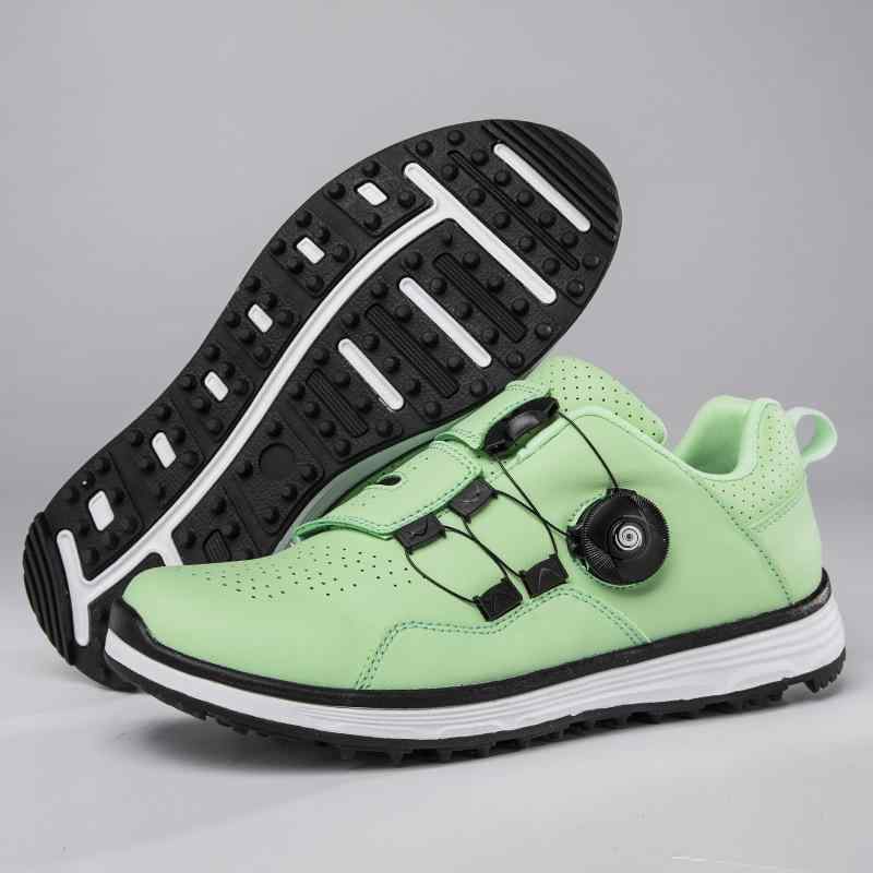 ゴルフシューズ メンズ レディース スパイクレス 回転バックル ゴルフ 男性用 女性用 運動靴 スニーカー スポーツシューズ 練習用 試合用 普段使い ブラック...