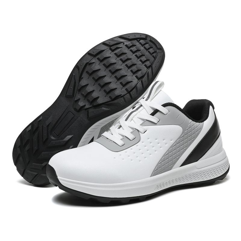 ゴルフシューズ メンズ 男性用 アウトドア カジュアル スポーツ スニーカー 通気性 滑り止め ローカット ランニング 運動靴 ウォーキング 25cm 25.5...